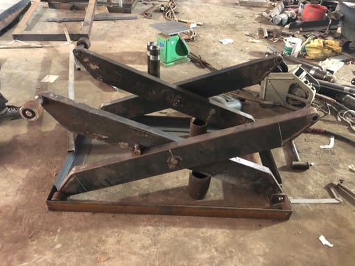 Bàn nâng thủy lực chữ X 1 tấn